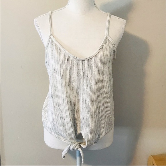 Caution To The Wind Tops - Caution to the Wind Tie Front Tank